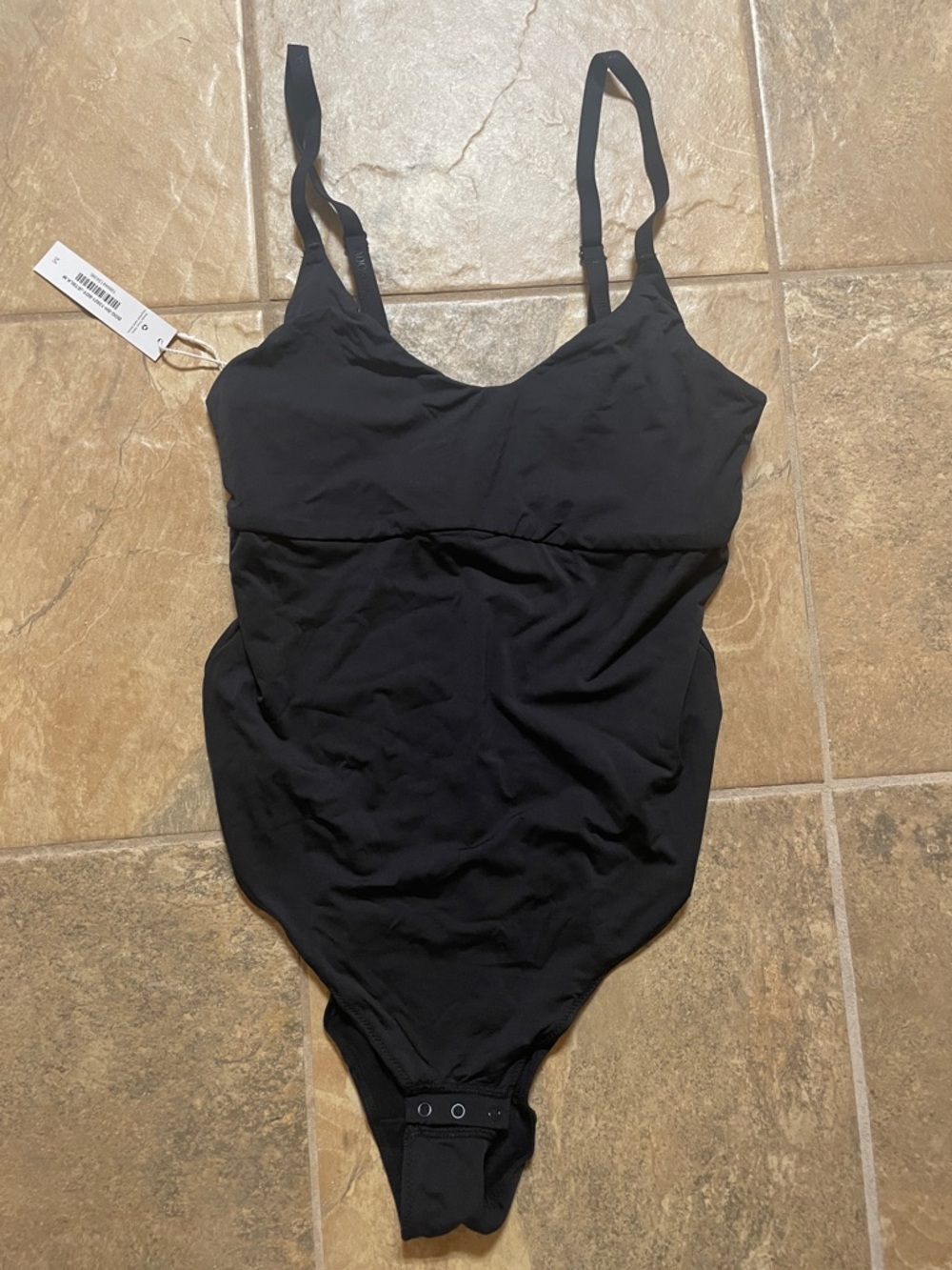 Adore Me Black Shapewear Bodysuit